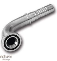 Interlock SAE 软管接头 3000 PSI 90°
